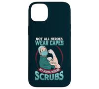 Not All Heroes Wear Capes CRNA Nurse Anesthetist Mom Case for iPhone 14 Plus