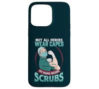 Not All Heroes Wear Capes CRNA Nurse Anesthetist Mom Case for iPhone 15 Pro Max