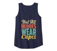 "Not All Heroes Wear Capes" Design Tank Top