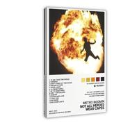 NOT ALL HEROES WEAR CAPES Metro Boomin Music Album Canvas Poster Wall Art Decor Print Picture Paintings for Living Room Bedroom Decoration Frame-style 08x12inch(20x30cm)