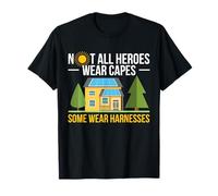 Not All Heroes Wear Capes Some Wear Harnesses Solar T-Shirt