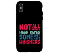 Not all heroes wear capes, some wear whiskers cute cat lover Case for iPhone X/XS