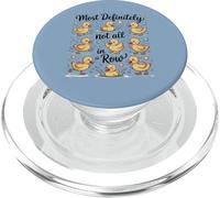 Not All in a Row Ducks - Funny ADHD Mom Chaos Design PopSockets PopGrip for MagSafe