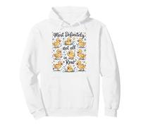 Not All in a Row Ducks - Funny ADHD Mom Chaos Design Pullover Hoodie