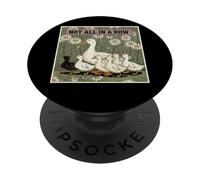 Not All In A Row Mama Duck Cute Funny Cottagecore Vintage PopSockets Adhesive PopGrip