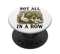 Not All In A Row Mama Duck Cute Funny Cottagecore Vintage PopSockets Adhesive PopGrip