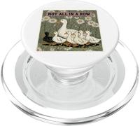 Not All In A Row Mama Duck Cute Funny Cottagecore Vintage PopSockets PopGrip for MagSafe