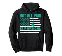 Not All Pain Is Physical Emotional Support Awareness Pullover Hoodie