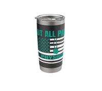 Not All Pain is Physical Emotional Support Awareness Stainless Steel Insulated Tumbler