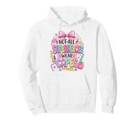 Not all superheroes wear capes End Of School Teacher Pullover Hoodie