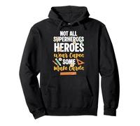 Not All Superheroes Wear Capes Some Make Cards Pullover Hoodie