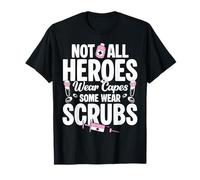 Not All Superheroes Wear Caps Phlebotomy Phlebotomist T-Shirt