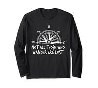 Not All Those Who Wander Are Lost Camping Backpacking Long Sleeve T-Shirt