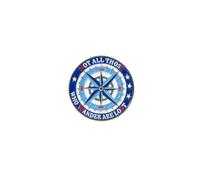 Not All Those Who Wander Are Lost Compass Hiking Adventure Enamel Pin For Hiker Camper, Exploring Outdoor Pin Brooch For Wanderlust Trekking Lover, Camping Traveler Brooch Badge, Nature Traveling
