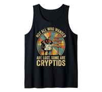 Not All Who Wander are Cryptids Mothman Trail Map Tank Top