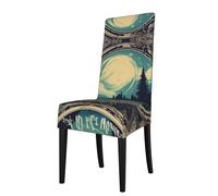 Not All Who Wander Are Lost 1 Print Dining Chair Covers, Parsons Chair Slipcovers, For Dining Room Kitchen Chair Protector Cover