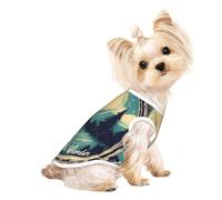 Not All Who Wander are Lost 1 Print Dog Shirt Summer Pet T-Shirts Stretchy Cats Dogs Tee Shirt Sleeveless Tank Top Dog Vest