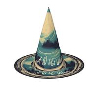 Not All Who Wander Are Lost 1 print Halloween hat Halloween Costume Accessories Headdress Party Accessories Witch Hat