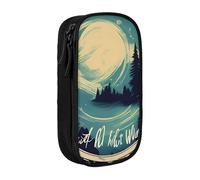 Not All Who Wander are Lost 1 Print Practical Pencil Case Multi-Compartment Office Travel School Art Daily Supplies