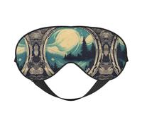 Not All Who Wander are Lost 1 Print Sleep Mask Silk-Like Eye Mask Sleeping Eye Mask for Women Men for Travel Sleep Relaxation