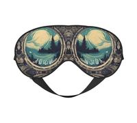 Not All Who Wander are Lost 1 Print Sleeping Eye Cover Eyeshade for Men Women Plane Travel Nap Night Sleeping