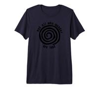 Not All Who Wander are Lost Black Graphic Premium T-Shirt