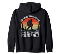 Not All Who Wander Are Lost Golf Balls Zip Hoodie