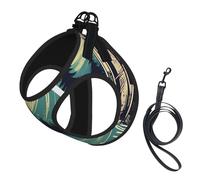 Not All Who Wander Are Lost Print Dog Harness,Pet Leash Vest For Small To Medium Dogs,Perfect For Outdoor Adventures