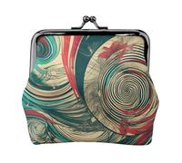 Not All Who Wander are Lost Print Fashion Ms Leather Pouch Portable Wallet Kiss-Lock Money Bag Cute Clutch Fo Women