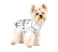 Not All Who Wander Are Lost Print Small Dog Clothes Pet Vest, Soft Cotton Sleeveless T-Shirts Breathable Pet Tank Top Apparel For Puppies And Cats