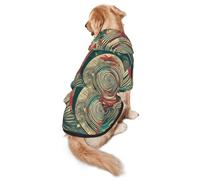 Not All Who Wander Are Lost Print Soft Dog Hoodie For Medium To Large Dogs, Warm And Breathable Winter Pet Sweatshirt, Easy To Wear Jumper For Cold Weather