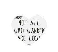 Not All Who Wander Are Lost Printing Fashion Car Air Freshener Cards 10 Pcs Car Scented Hanging Sheets