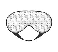 Not All Who Wander are Lost Printing Versatile Sleep Eye Cover Soft Eye Mask Reversible for Meditation & Travel Eye Mask Unisex