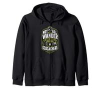 Not All Who Wander Are Lost Some Are Geocachers Zip Hoodie