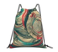 Not All Who Wander Are Lost Unisex Pe Bag Waterproof Gym Sack Large Drawstring Backpack For Football Climbing Sports