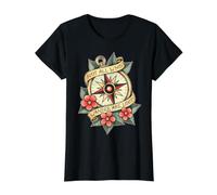 Not All Who Wander are Lost Value Graphic T-Shirt, Women, Black, M