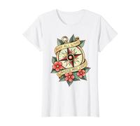 Not All Who Wander are Lost Value Graphic T-Shirt, Women, White, S
