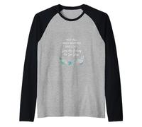 Not All Who Wander Sea Glass Beach Quote Raglan Baseball Tee