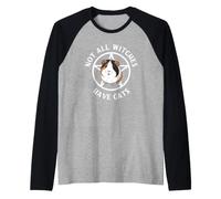 Not All Witches Have Cats Guinea Pig Lover Cheeky Witch Raglan Baseball Tee