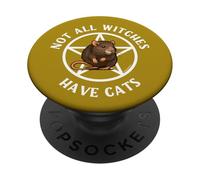 Not All Witches Have Cats Rat Lover Cheeky Witch PopSockets Adhesive PopGrip