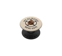 Not All Witches Have Cats Rat Lover Cheeky Witch PopSockets Adhesive PopGrip