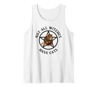 Not All Witches Have Cats Rat Lover Cheeky Witch Tank Top