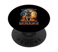 Not All Witches Have Cats Some Just Have A German Shepherd D PopSockets Adhesive PopGrip
