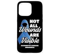 Not All Wounds Are Visible Hashimoto's Awareness Support Case for iPhone 15 Pro Max