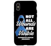Not All Wounds Are Visible Hashimoto's Awareness Support Case for iPhone X/XS