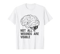 Not All Wounds are Visible Health Mental Value Graphic T-Shirt