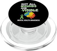 Not All Wounds Are Visible Mental Health Mental Wellness PopSockets PopGrip for MagSafe