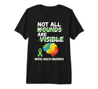 Not All Wounds are Visible Mental Health Mental Wellness Premium T-Shirt