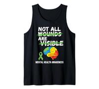 Not All Wounds are Visible Mental Health Mental Wellness Tank Top