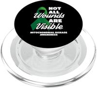 Not All Wounds Are Visible Mitochondrial Disease Awareness PopSockets PopGrip for MagSafe